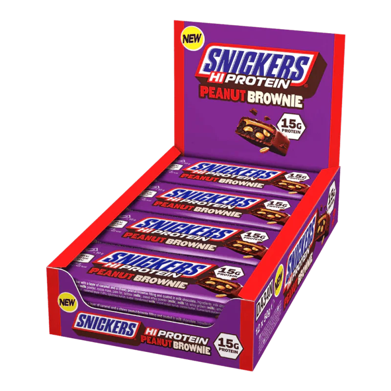 MARS Snickers Hi Protein Peanut Brownie 12 x 50 г