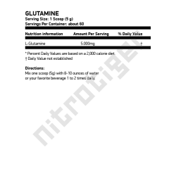 MUSCLEPHARM Glutamine 300 гр.