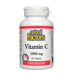 NATURAL FACTORS Vitamin C Timed Release 1000 мг 90 таблетки