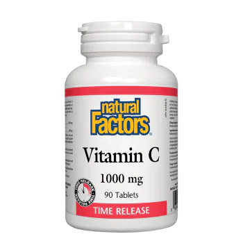 NATURAL FACTORS Vitamin C Timed Release 1000 мг 90 таблетки