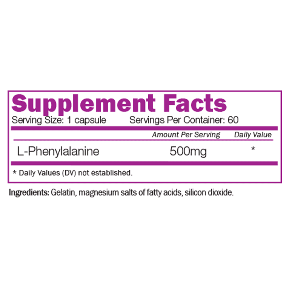 NATURALICO L-Phenylalanine 60 капсули