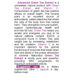 NATURALICO Advanced Green Tea Extract 60 капсули