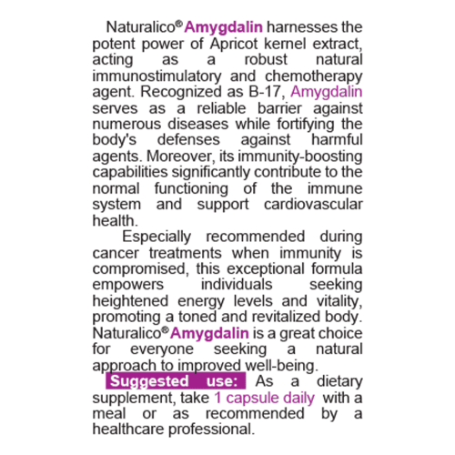 NATURALICO Amygdalin 60 капсули