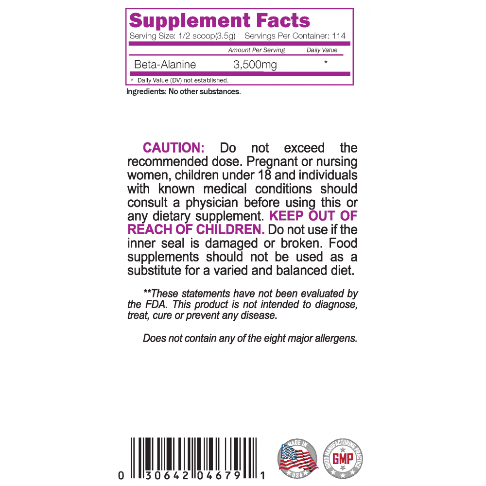 NATURALICO Beta-Alanine 400 г