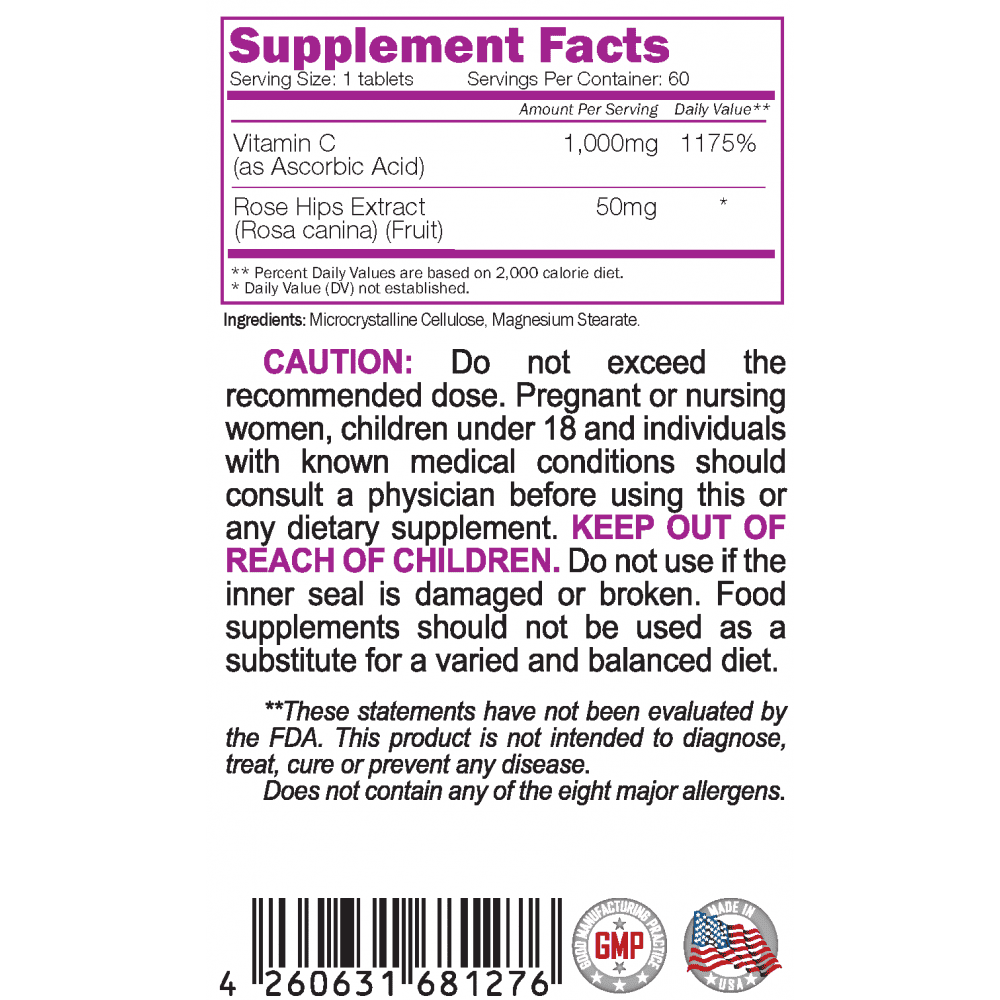 NATURALICO C-1000 60 таблетки