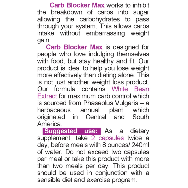 NATURALICO Carb Blocker Max 60 капсули