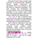 NATURALICO Cat's Claw 60 капсули