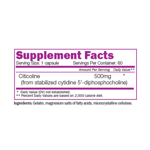 NATURALICO Citicoline 60 капсули