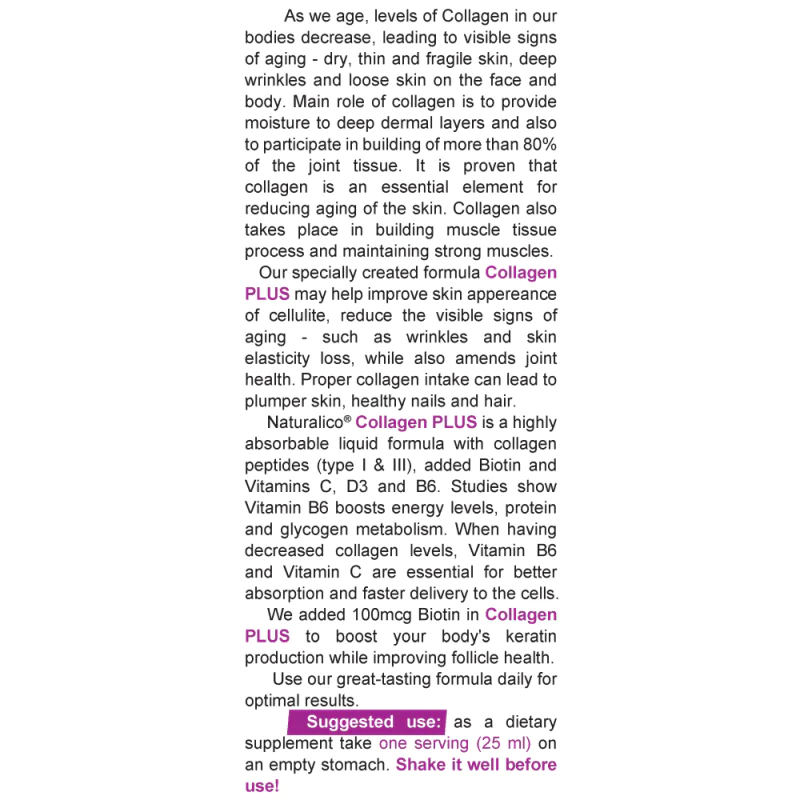 NATURALICO Collagen Plus 1000 мл 