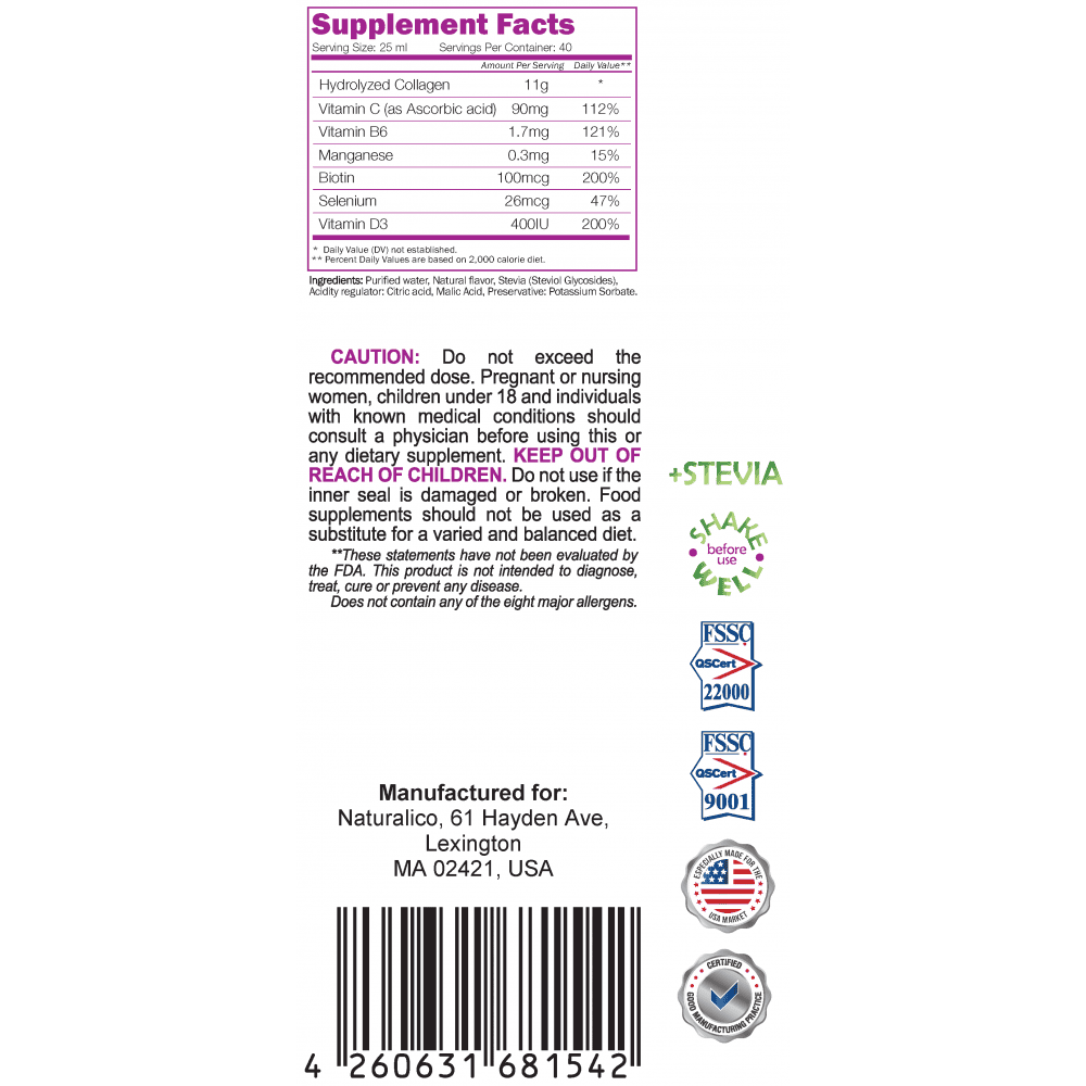 NATURALICO Collagen Plus 1000 мл 