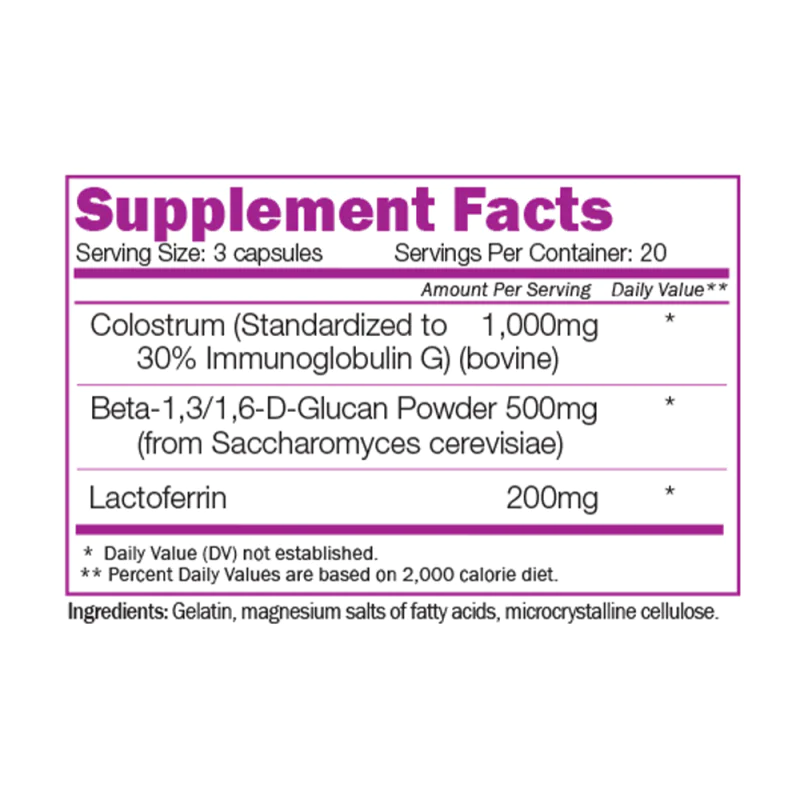 NATURALICO Colostrum Mega Strength 60 капсули