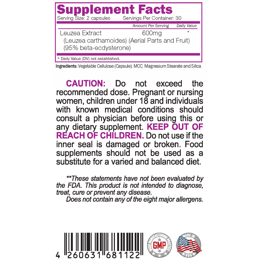 NATURALICO Ecdysterone 60 капсули