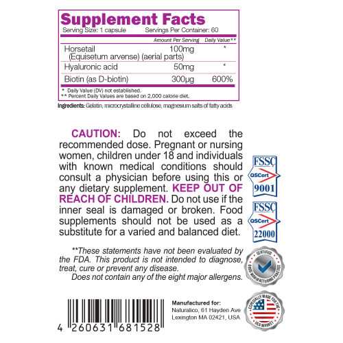 NATURALICO Hair Support 60 капсули