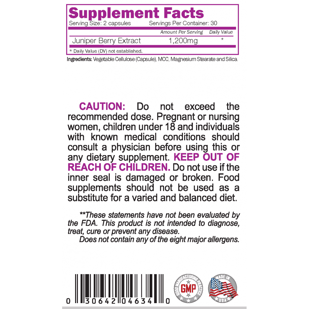 NATURALICO Herbal Diuretic 60 капсули