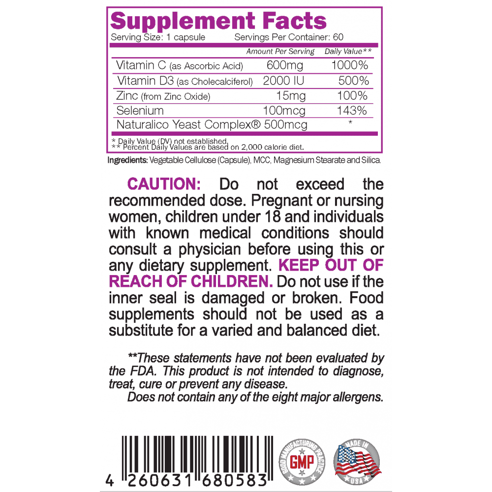 NATURALICO Immune Boost 60 капсули