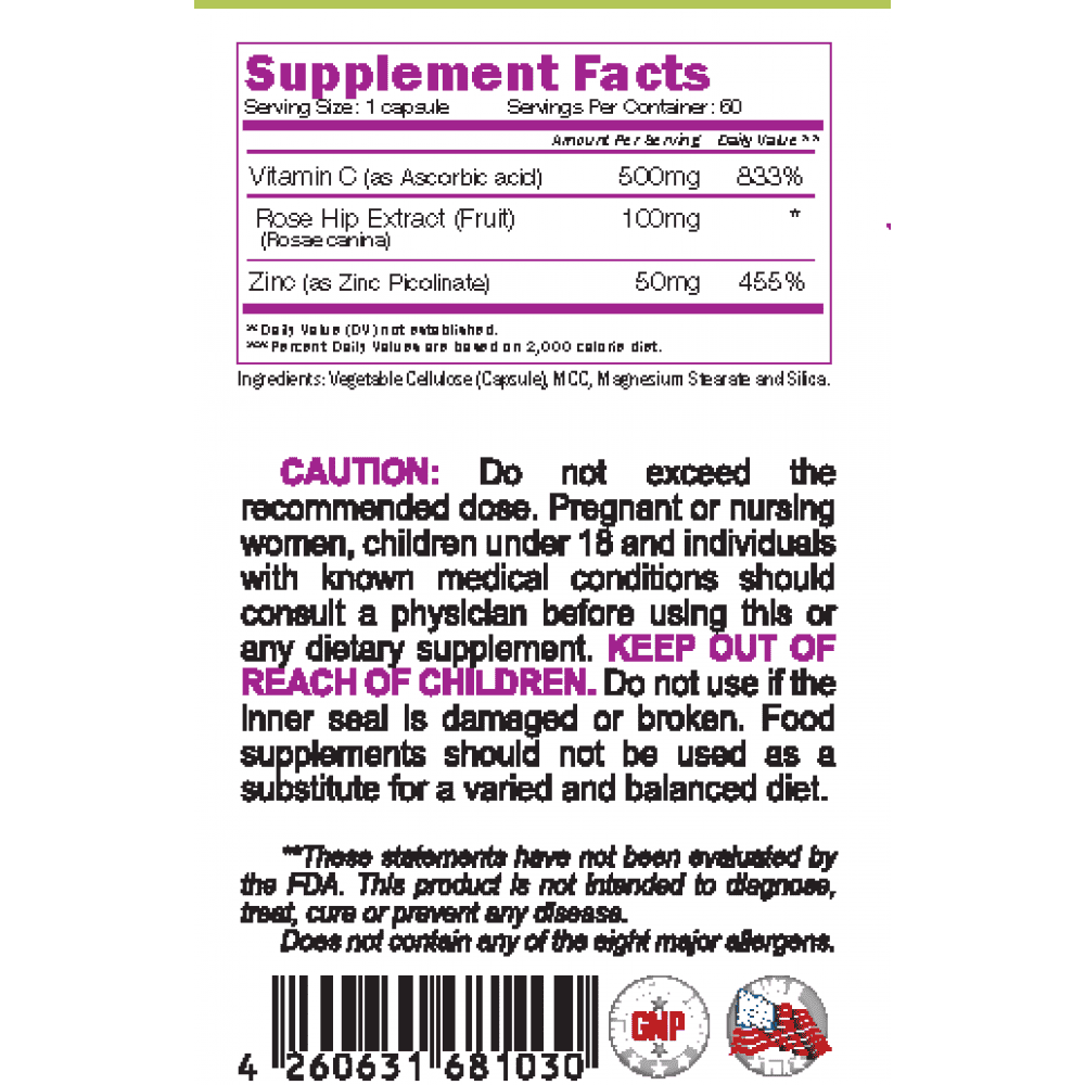 NATURALICO Immune C 60 капсули