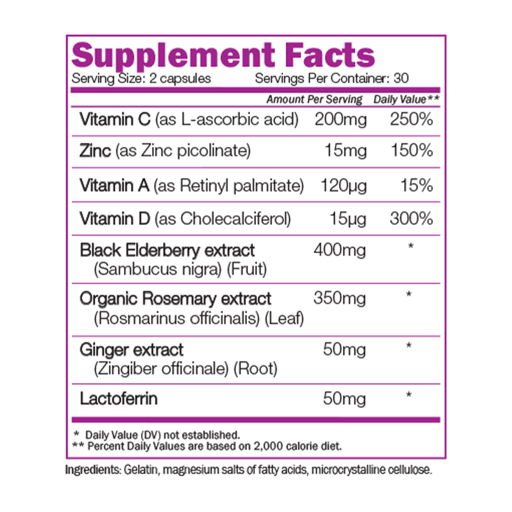 NATURALICO Immunity Shield Complex 60 капсули