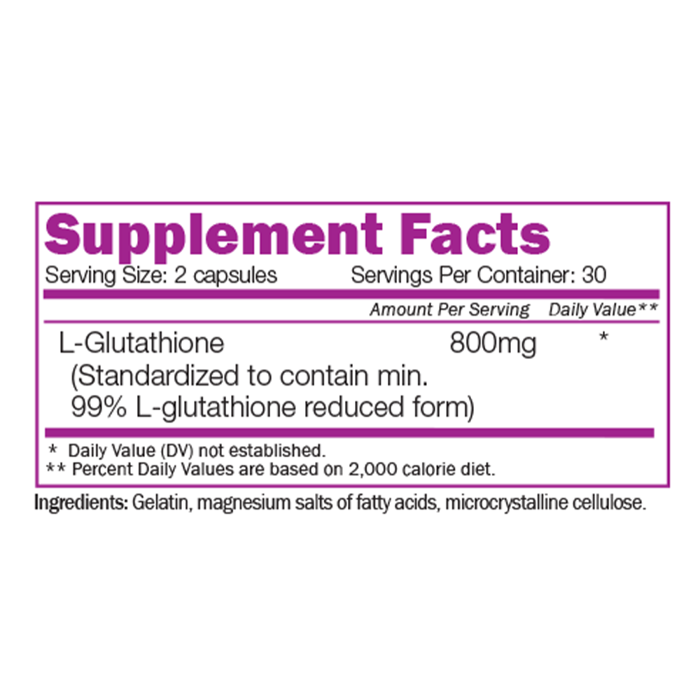 NATURALICO L-Glutathione 60 капсули