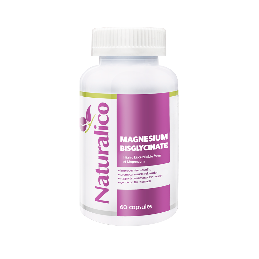 NATURALICO Magnesium Bisglycinate 60 капсули