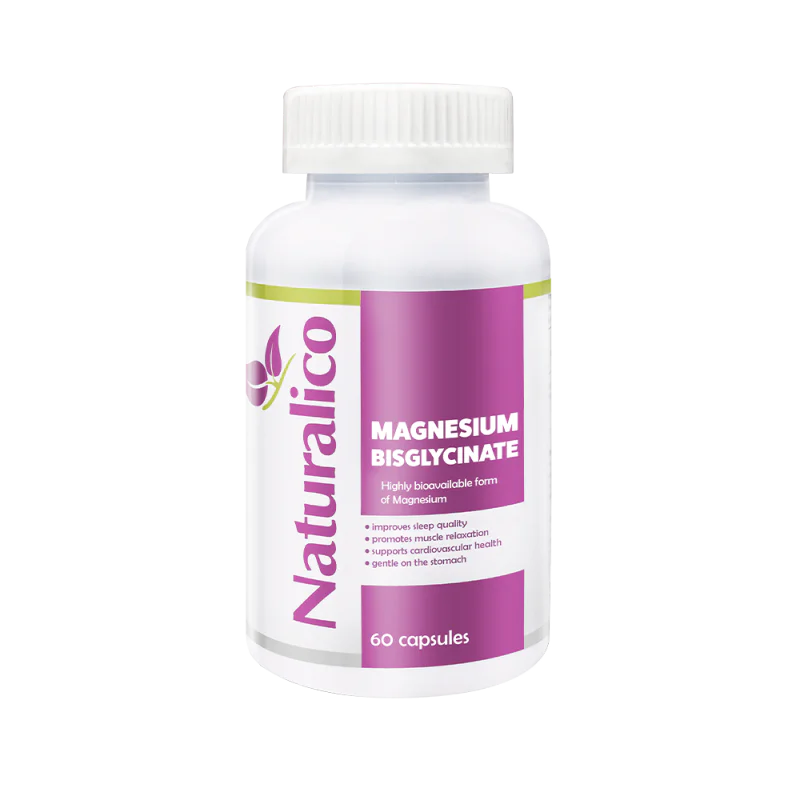 NATURALICO Magnesium Bisglycinate 60 капсули