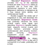 NATURALICO Magnesium Citrate 60 таблетки
