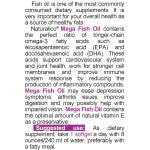 NATURALICO Mega Fish Oil 60 меки капсули