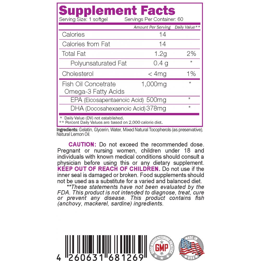 NATURALICO Mega Fish Oil 60 меки капсули