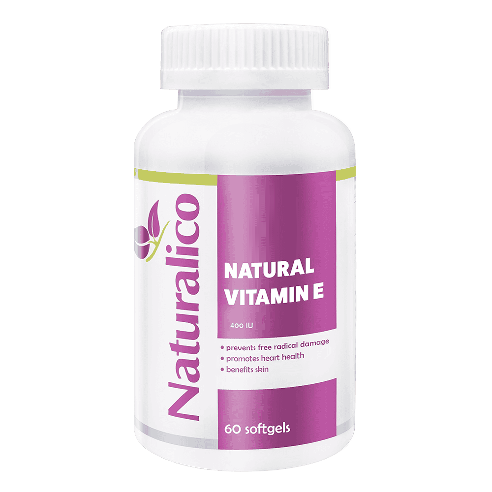 NATURALICO Natural Vitamin E 400 IU 60 меки капсули