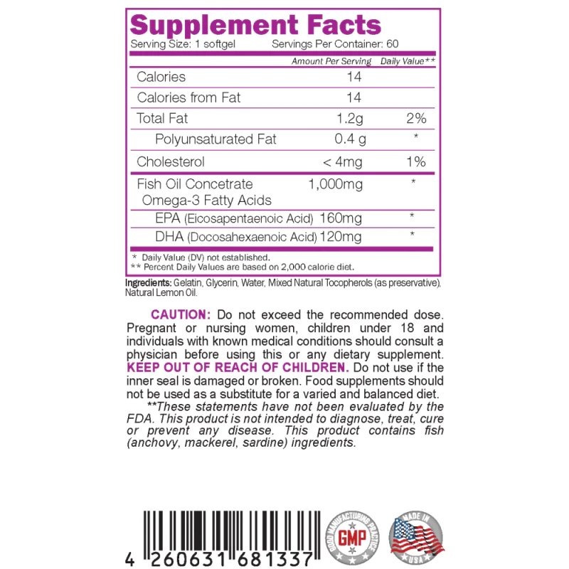 NATURALICO Omega-3 60 меки капсули