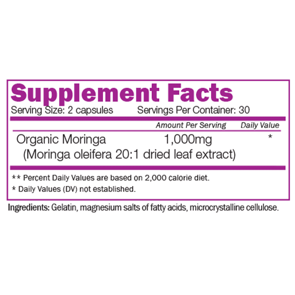 NATURALICO Organic Moringa 60 капсули