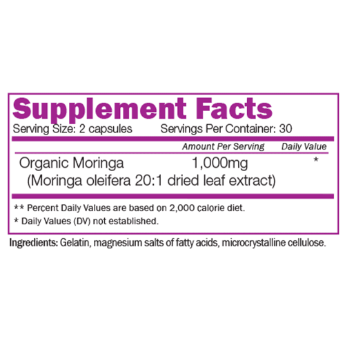 NATURALICO Organic Moringa 60 капсули