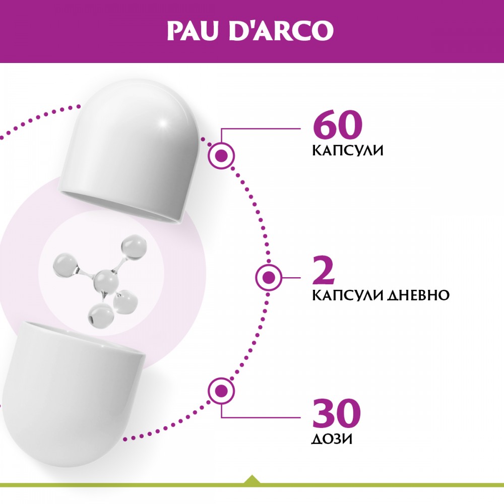 NATURALICO Pau D'Arco 60 капсули