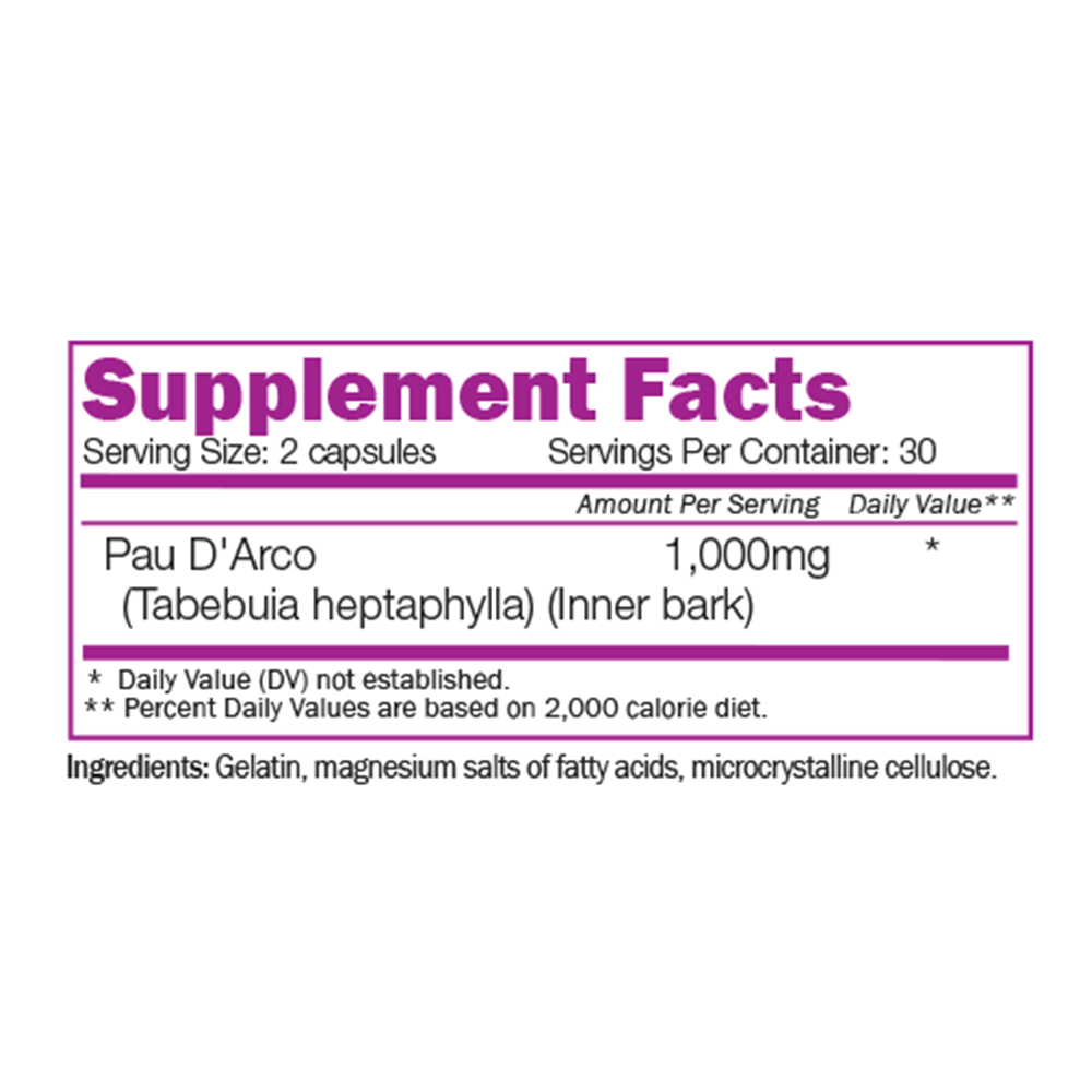 NATURALICO Pau D'Arco 60 капсули