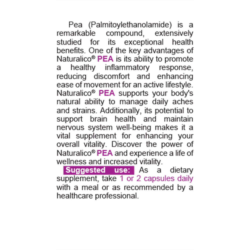 NATURALICO PEA 60 капсули