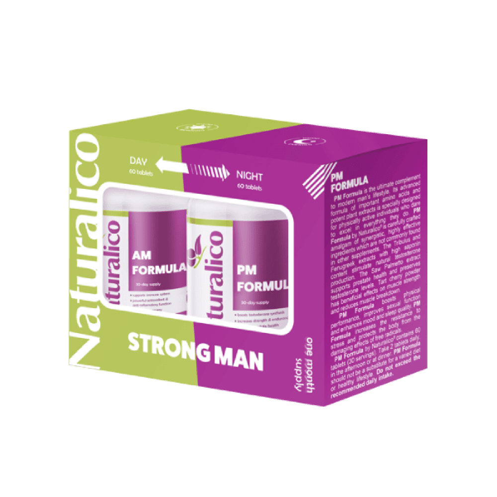NATURALICO Strong Man AM/PM Formula 2 x 60 таблетки