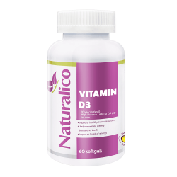 NATURALICO Vitamin D3 60 софтгел капсули