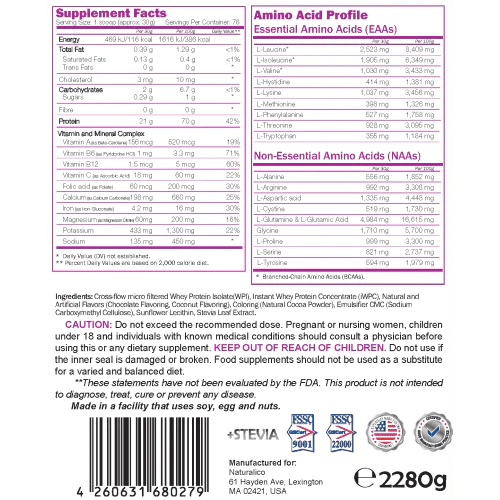 NATURALICO Whey Protein 2280 г