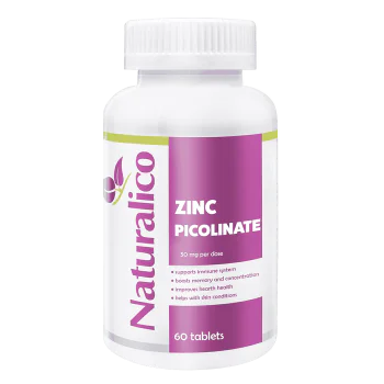 NATURALICO Zinc Picolinate 50 мг 60 таблетки