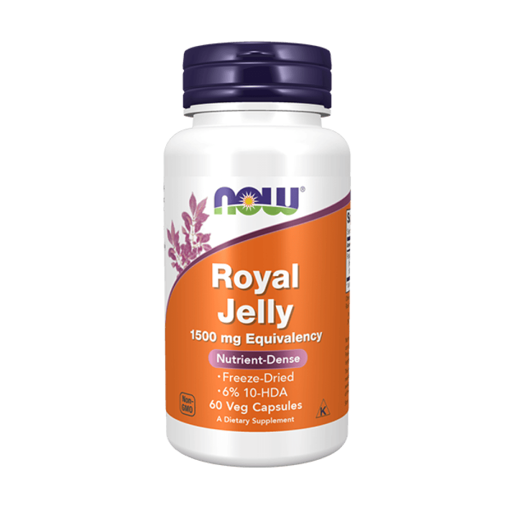 Now Royal Jelly 1500мг 60 веган капсули