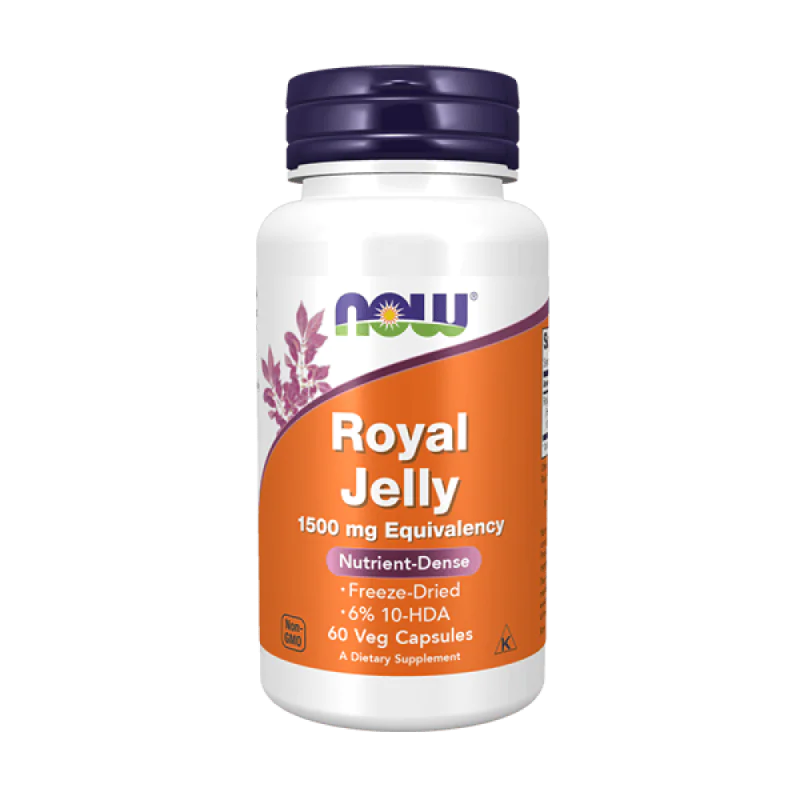 Now Royal Jelly 1500мг 60 веган капсули