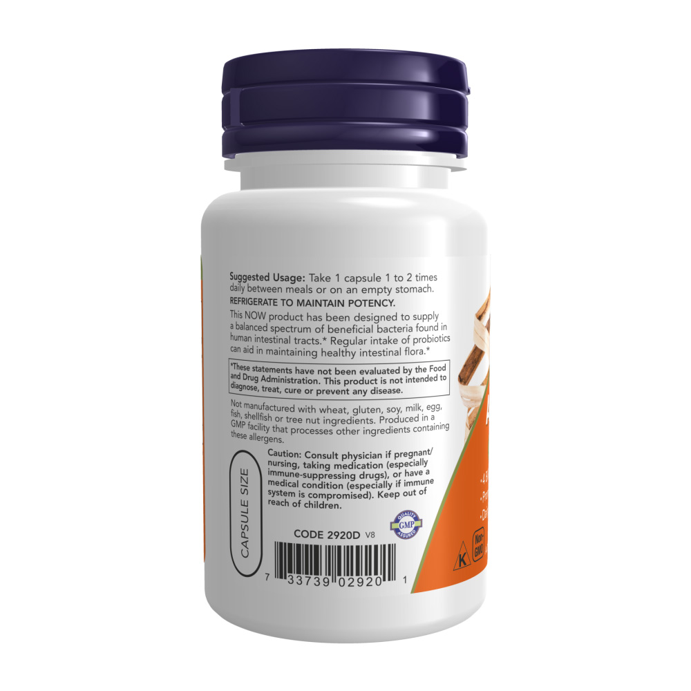 NOW Acidophilus 4x6 60 растителни капсули