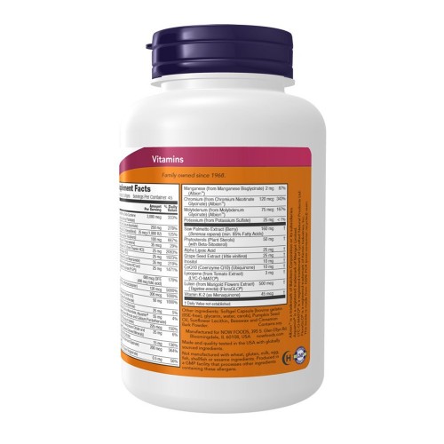 NOW Adam Men's Multiple Vitamin 90 меки капсули 