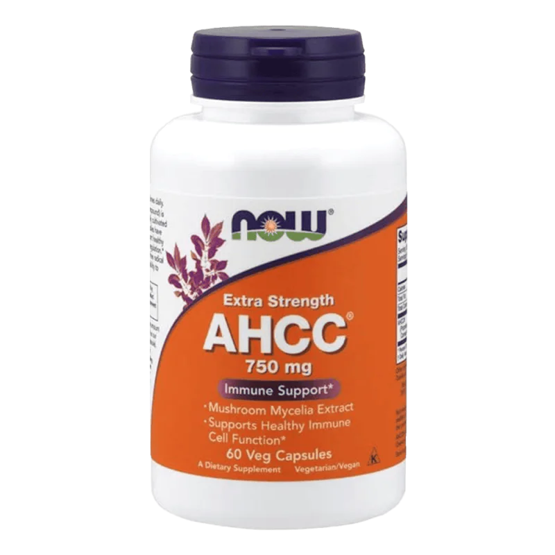 NOW AHCC 750 мг 60 капсули