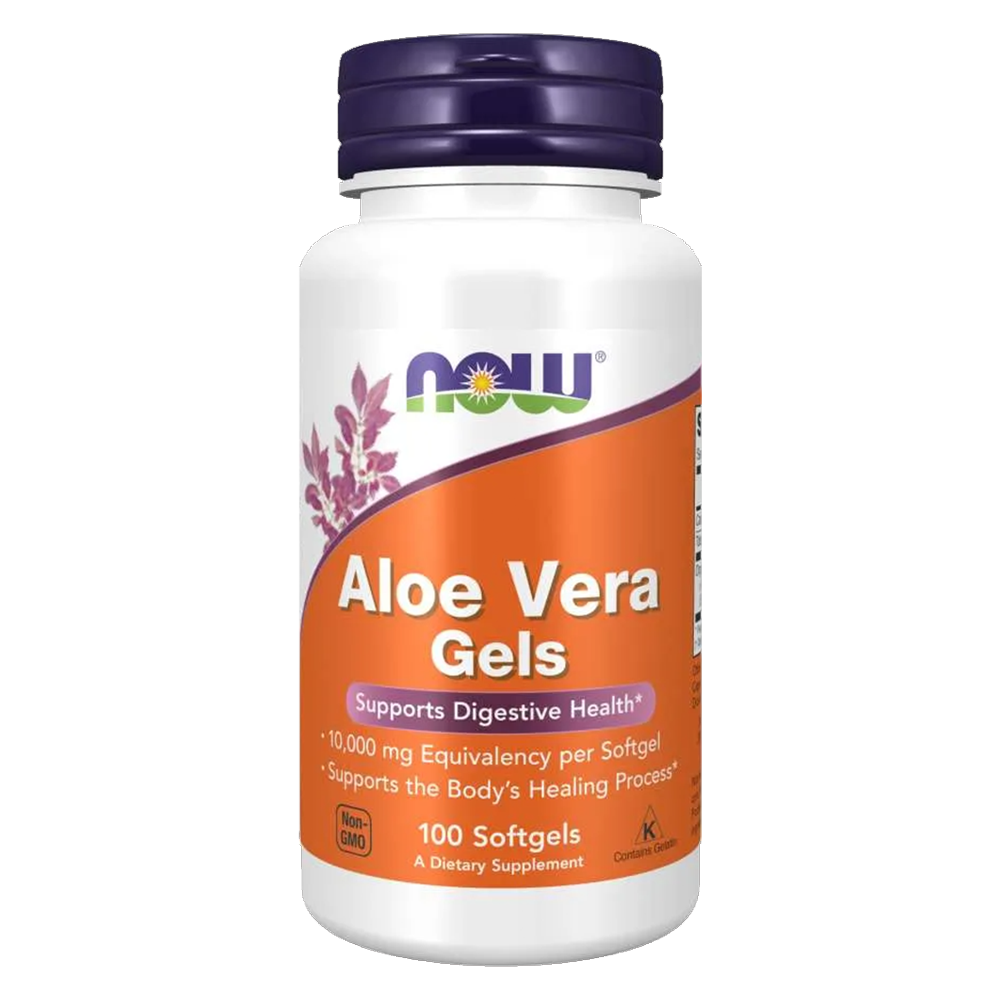 NOW Aloe Vera Gels 100 дражета