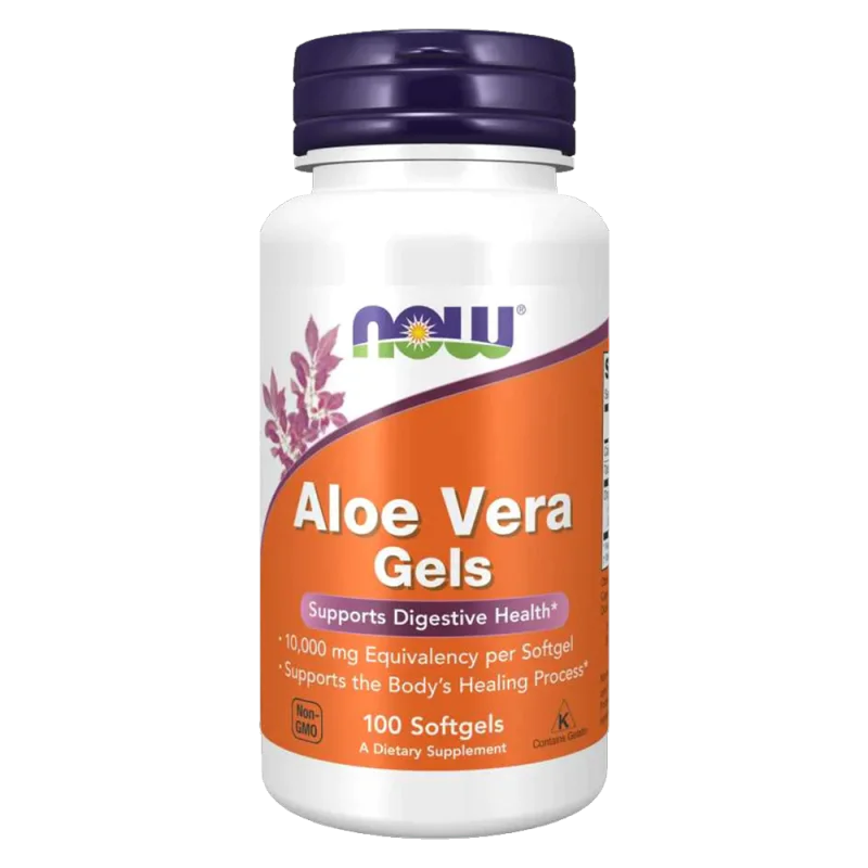 NOW Aloe Vera Gels 100 дражета