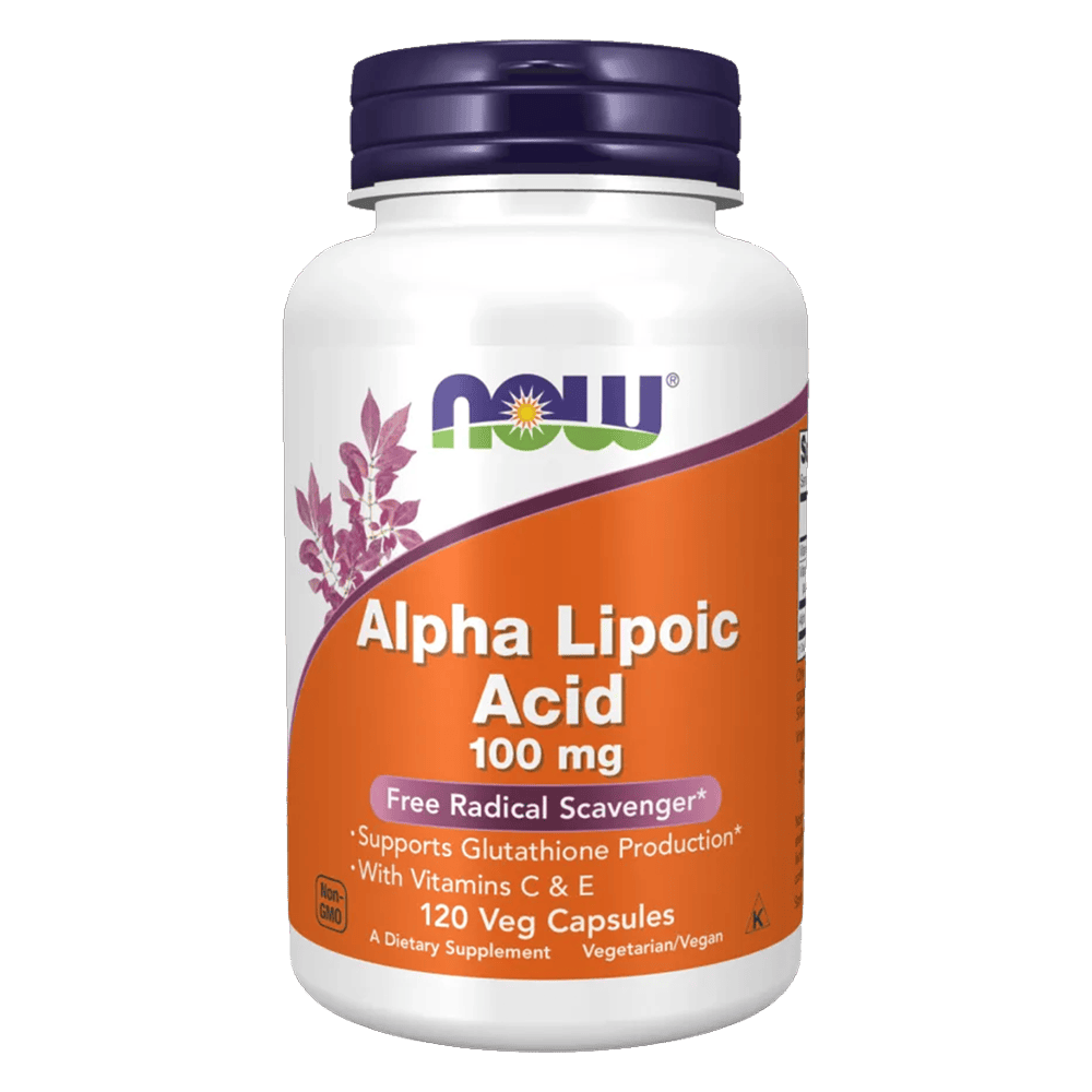 NOW Alpha Lipoic Acid 100 мг 120 растителни капсули
