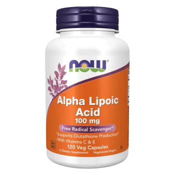 NOW Alpha Lipoic Acid 100 мг 120 растителни капсули