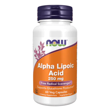 NOW Alpha Lipoic Acid 250 мг 60 растителни капсули