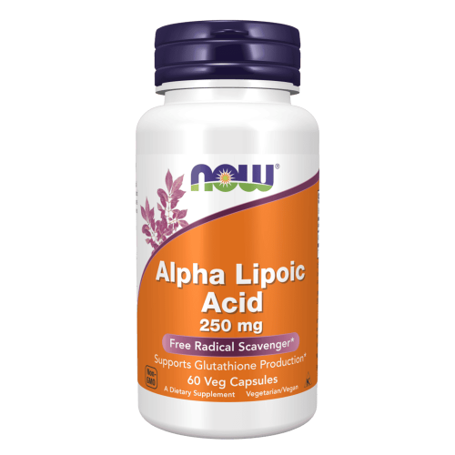 NOW Alpha Lipoic Acid 250 мг 60 растителни капсули