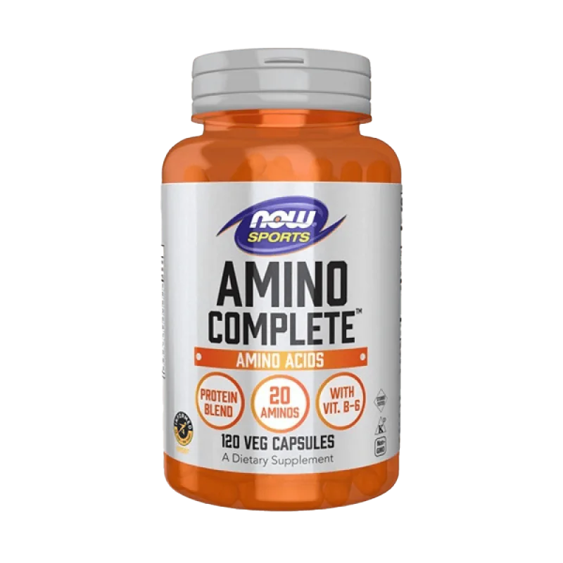 NOW Amino Complete 120 растителни капсули